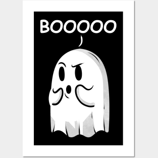 Boo Booooo Says The Ghost On Halloween Posters and Art